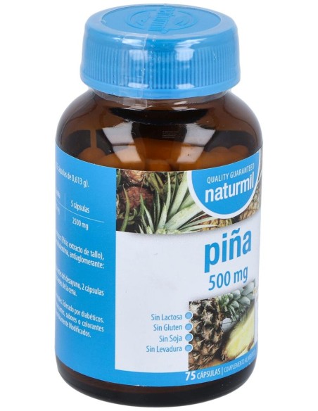 Naturmil Piña 500 Mg 75 Capsulas