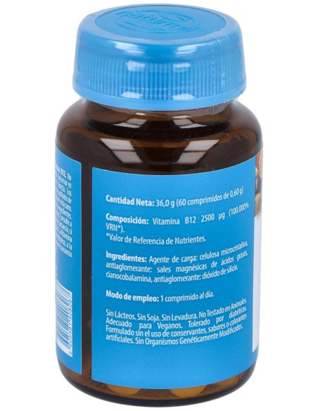 Naturmil Vitamina B12 2500Ug 60 Comprimidos