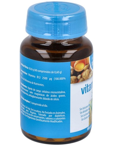 Naturmil Vitamina B12 2500Ug 60 Comprimidos