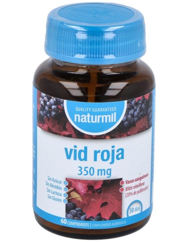 Naturmil Vid Roja 350 Mg 60 Comprimidos