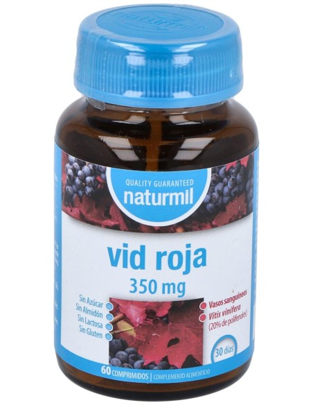 Naturmil Vid Roja 350 Mg 60 Comprimidos