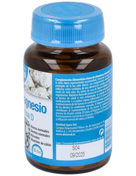 Naturmil Calcio + Magnesio + Zinc + Vitamina D 90 Comprimidos