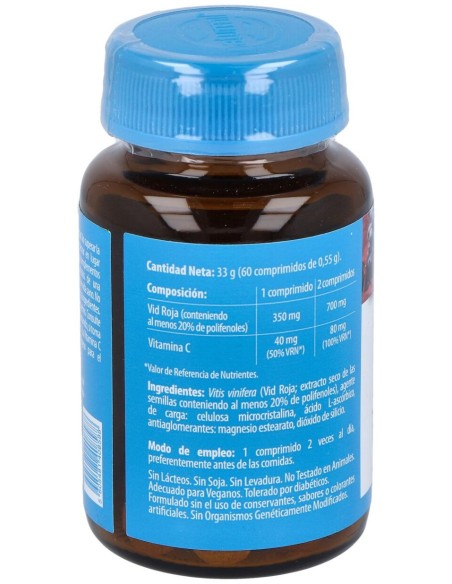 Naturmil Vid Roja 350 Mg 60 Comprimidos