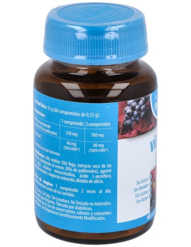 Naturmil Vid Roja 350 Mg 60 Comprimidos
