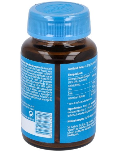 Naturmil Omega 3 Epa 18% E Dha 12% Vitamina E 1000Mg 30Caps
