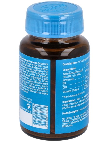 Naturmil Omega 3 Epa 18% E Dha 12% Vitamina E 1000Mg 30Caps
