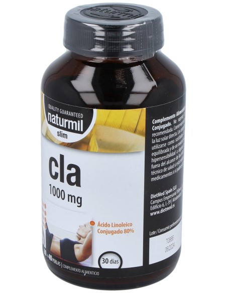 Naturmil Cla Strong 1000 Mg 80 + 40 Perlas