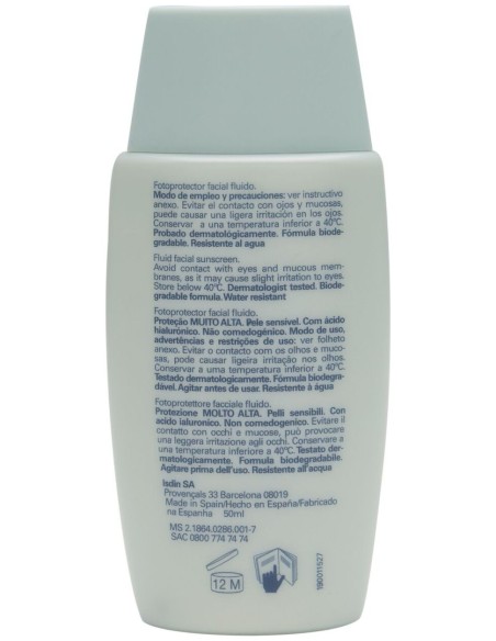 Isdin Fotoprotector Spf 50+ Fusion Fluid, 50 Ml
