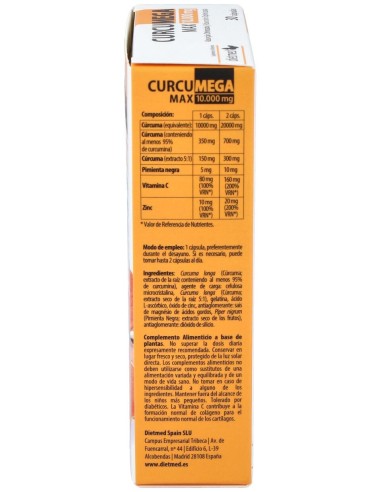 Dietmed Curcumega Max 30Caps