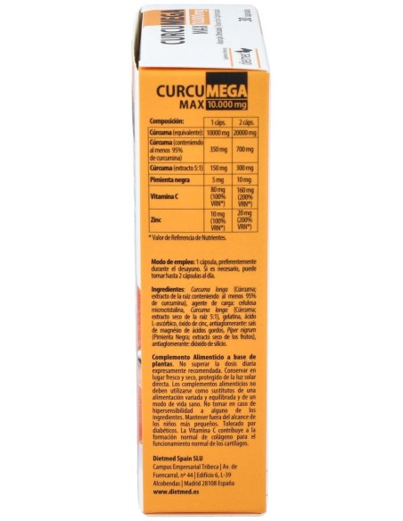 Dietmed Curcumega Max 30Caps