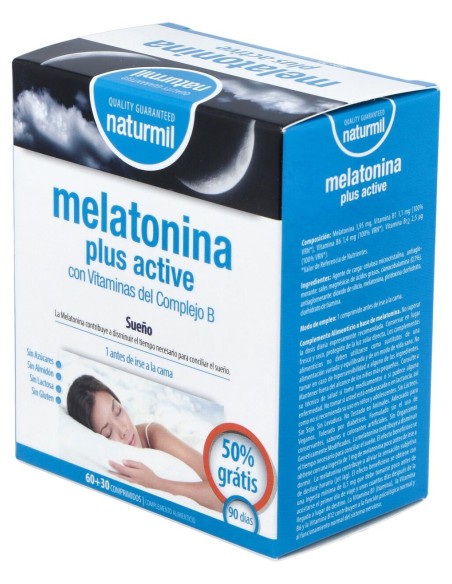 Naturmil Melatonina Plus Active 1_9Mg 60Comp