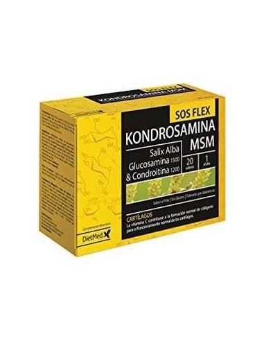 Dietmed Kondrosamina Msm Extra Forte Piña 20 Sobres