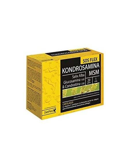 Dietmed Kondrosamina Msm Extra Forte Piña 20 Sobres