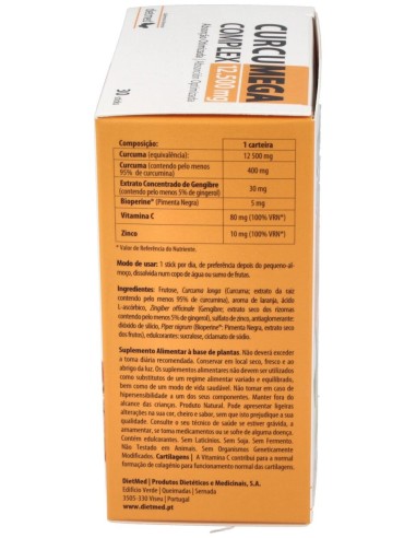 Dietmed Curcumega Complex 30Uds