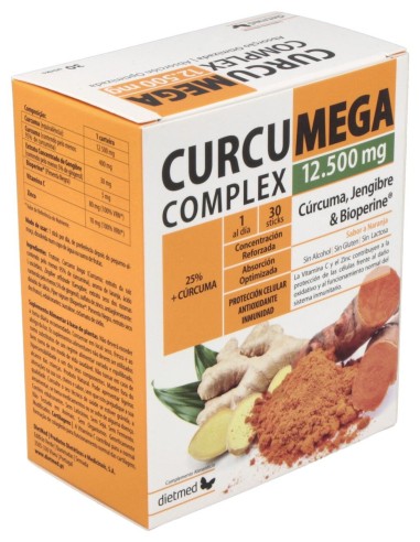 Dietmed Curcumega Complex 30Uds