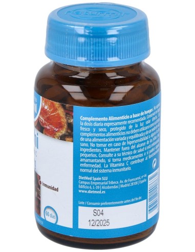 Reishi 600Mg. Con Vitamina C 60Comp.