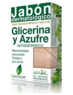 Sanasur Jabón Glicerina Y Azufre, 100 G