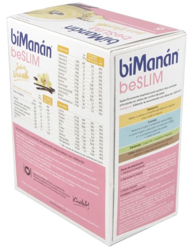 Bimanán® Beslim Natillas Vainilla 6 Sobres