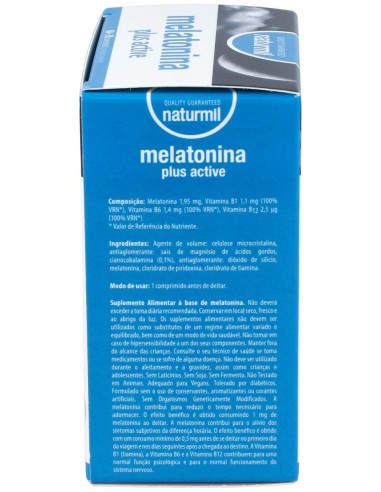 Naturmil Melatonina Plus Active 1_9Mg 60Comp