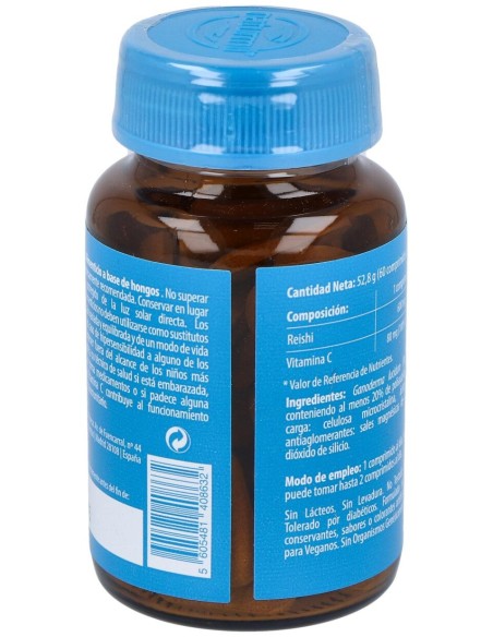 Reishi 600Mg. Con Vitamina C 60Comp.