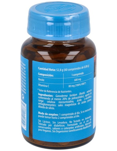 Reishi 600Mg. Con Vitamina C 60Comp.