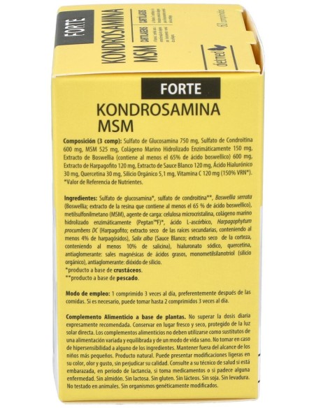 Dietmed Kondrosamina Msm Sos 60Comp