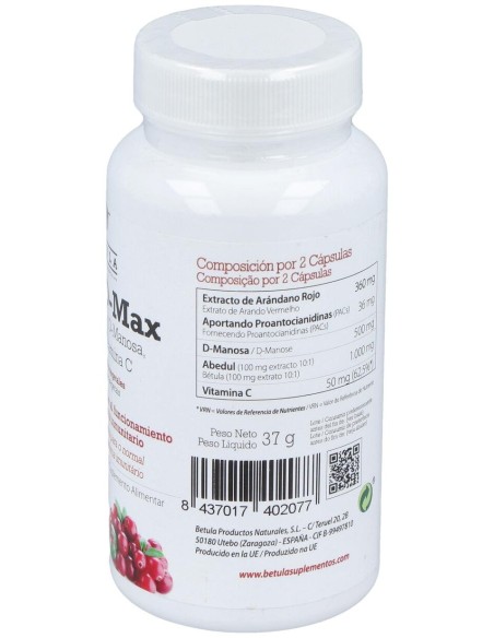 Betula Cran-D-Max 60Caps