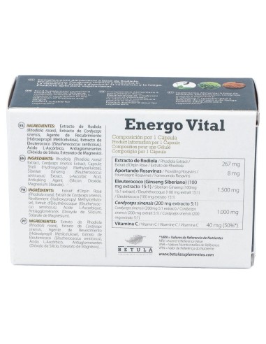 Betula Energo Vital 30Caps