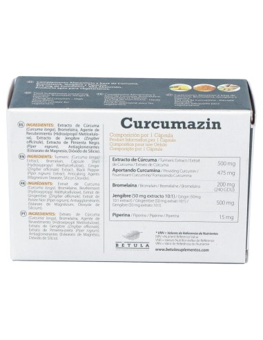 Betula Curcumazin 30Caps