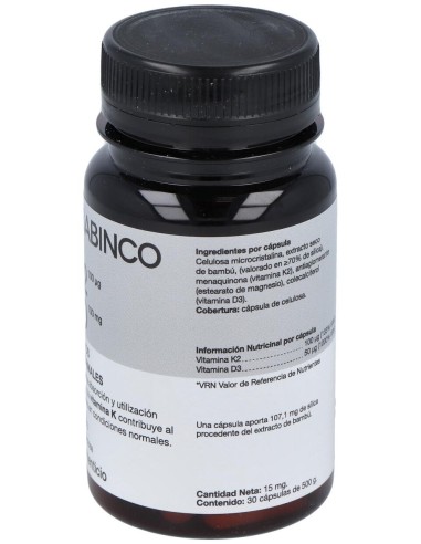 D3 + K2 + Silicio Sistema Articular 30Cap.