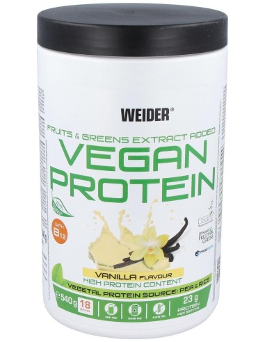 Weider Vegan Protein Vainilla 540Gr.