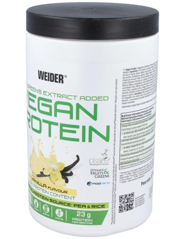 Weider Vegan Protein Vainilla 540Gr.