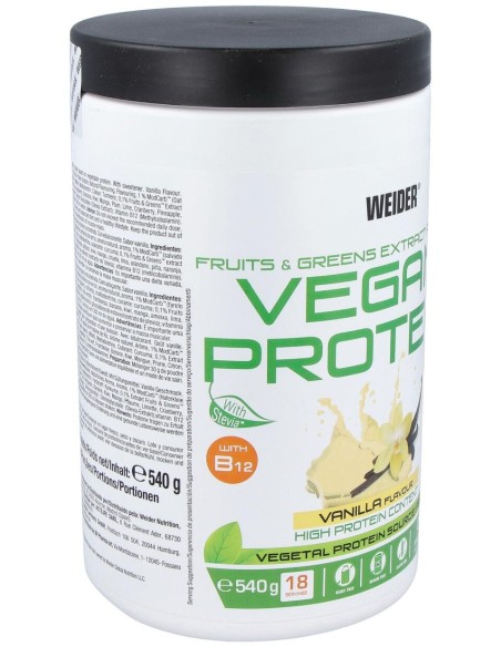 Weider Vegan Protein Vainilla 540Gr.