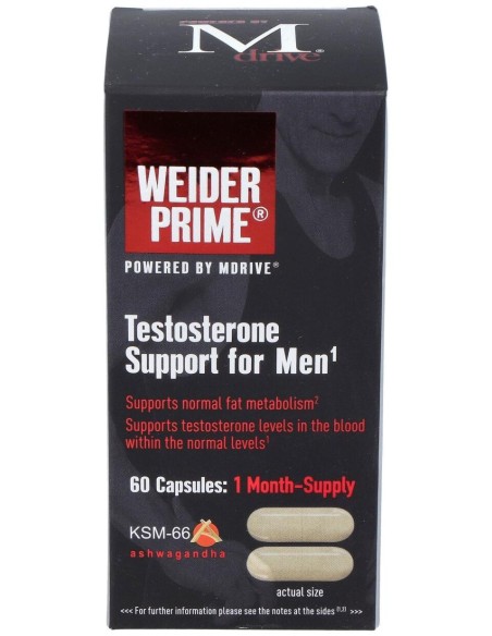 Weider Prime Testosterona Hombre 60Cap.
