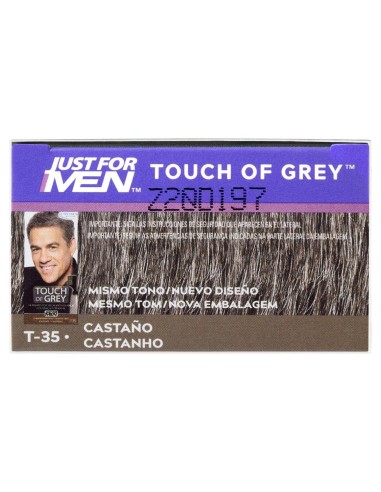 Just For Men Touch Of Grey Tratamiento Colorante Gradual Castaño 40G