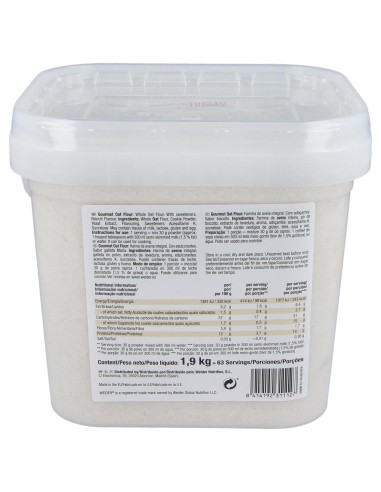 Weider Harina De Avena Galleta Maria 1,9Kg.