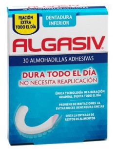 Algasiv Almohadillas Adhesivas Protesis Inferior 30Uds