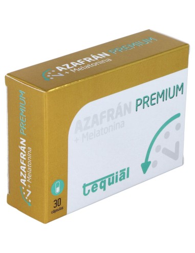 Tequial Azafran Premium + Melatonina 30Caps