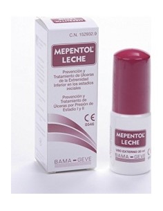 Mepentol Leche Pulverizador, 20 Ml