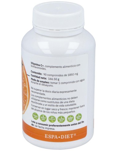 Espadiet Vitamina C+ Bioflavonoides 90Comp