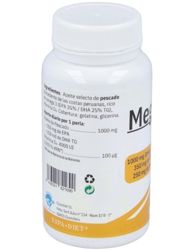 Mega D3 4000Ui 60Perlas