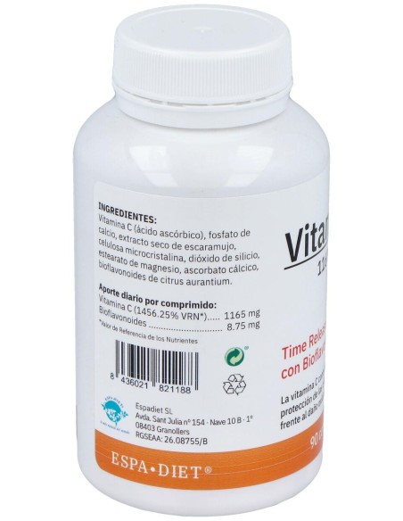 Espadiet Vitamina C+ Bioflavonoides 90Comp