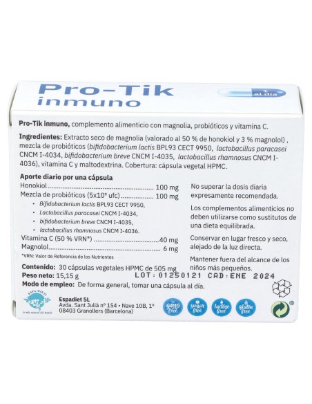 Pro-Tik Inmuno 30Cap.