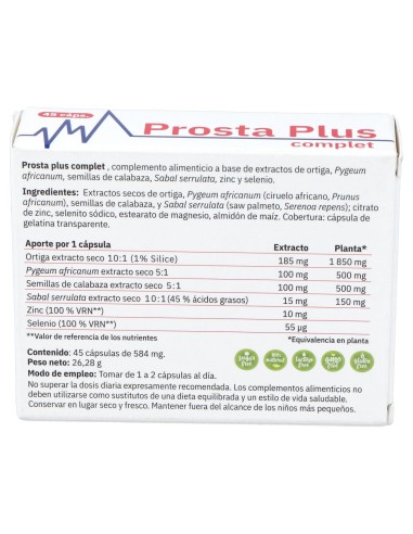 Espadiet Prostaplus Complet 45Caps