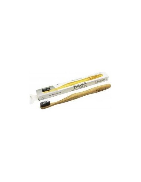 Nordics Cepillo De Dientes 100 % Biodegradable De Bambú Con Carbón
