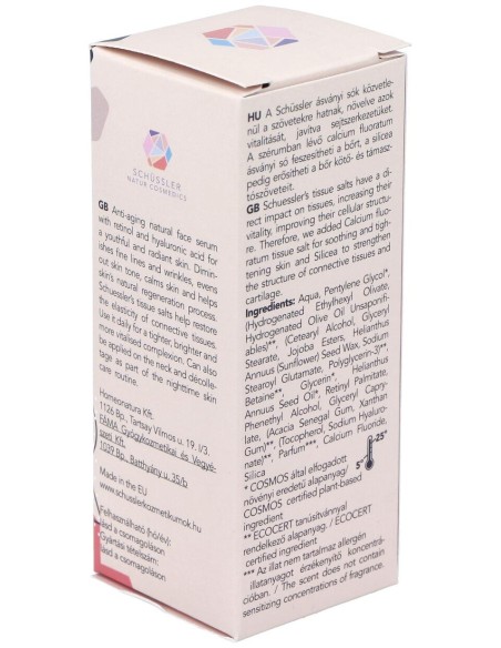 Schussler Natur Serum Facial Retinol 1% 30Ml.