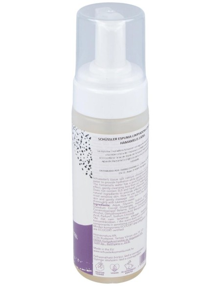 Schussler Espuma Limpiadora Agua Hamamelis 150Ml.