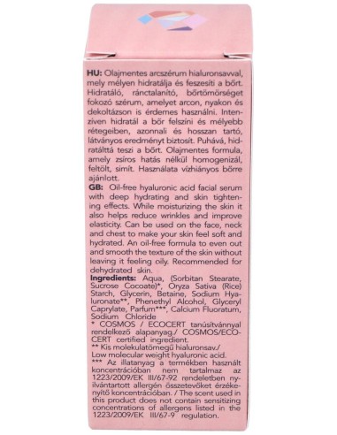 Schüssler Natur Serum Facial Acido Hialuronico 30Ml