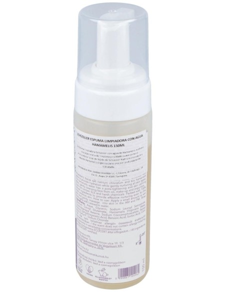 Schussler Espuma Limpiadora Agua Hamamelis 150Ml.