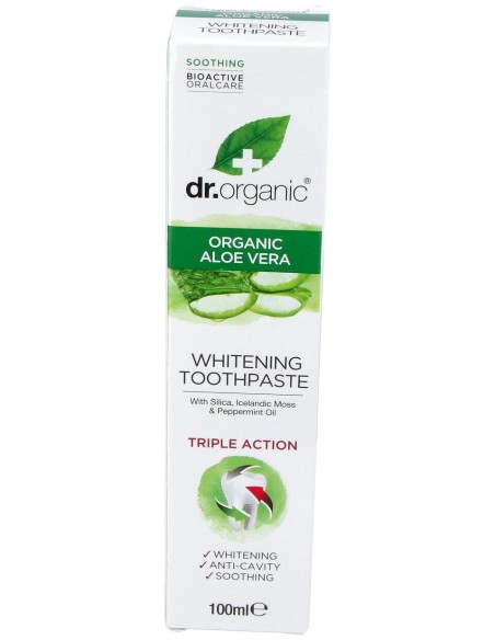 Pasta De Dientes Aloe Vera Organico 100Ml.